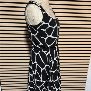 Michael Kors Black and White Maxi Dress.